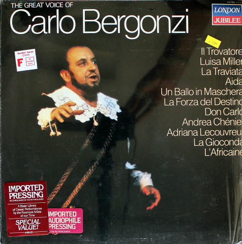 Carlo Bergonzi Vinyl 12"