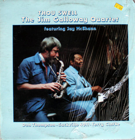 The Jim Galloway Quartet Vinyl 12"