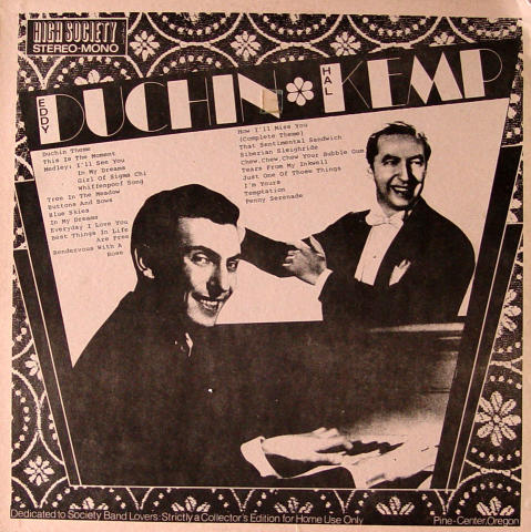 Eddy Duchin / Hal Kemp Vinyl 12"