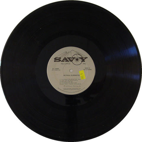 Myrna Summers Vinyl 12"