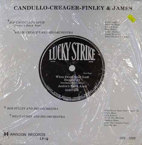 Candullo-Creager-Finley & James: 1926-1929 Vinyl 12"