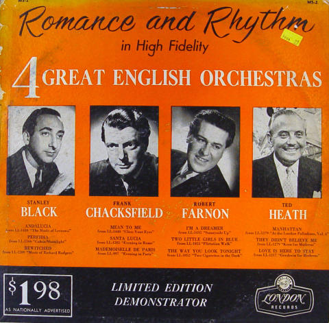 Stanley Black / Frank Chacksfield / Robert Farnon / Ted Heath Vinyl 12"