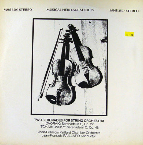 Two Serenades For String Orchestra Vinyl 12"