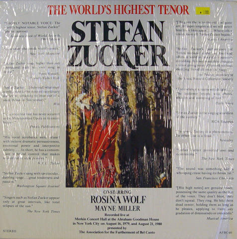 Stefan Zucker Vinyl 12"