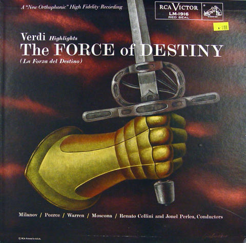 Verdi Highlights: The Force Of Destiny (La Forza Del Destino) Vinyl 12"