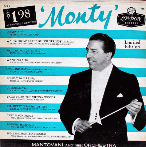 Mantovani & His Orchestra Vinyl 12"