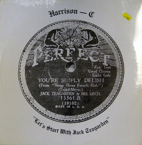 Jack Teagarden & His Orchestra Vinyl 12"