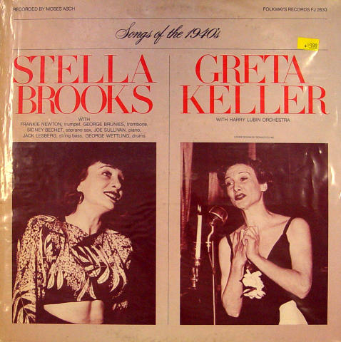 Stella Brooks / Greta Keller Vinyl 12"