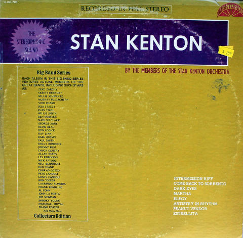 Members Of The Stan Kenton Orchestra Vinyl 12"