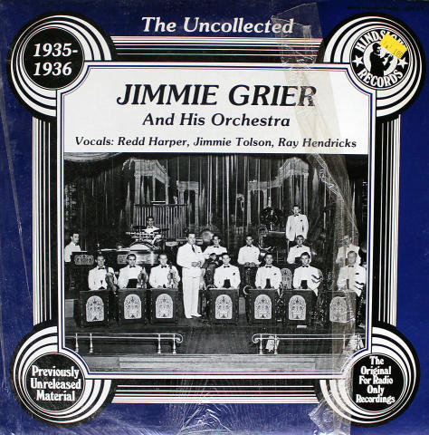 Jimmie Grier And His Orchestra Vinyl 12"