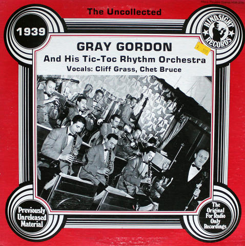 Gray Gordon And His Tic-Toc Rhythm Orchestra Vinyl 12"