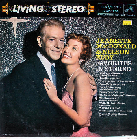 Jeanette MacDonald & Nelson Eddy Vinyl 12"
