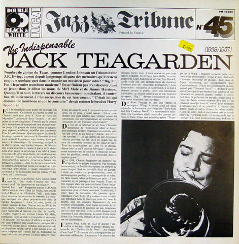 Jack Teagarden Vinyl 12"