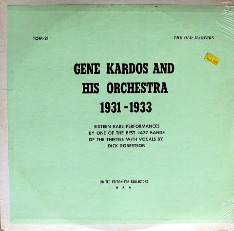 Gene Kardos And His Orchestra Vinyl 12"