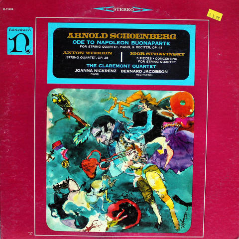 Arnold Schoenberg / Anton Webern / Igor Stravinsky Vinyl 12"