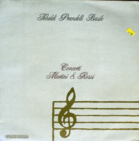 Concerti: Martini & Rossi Vinyl 12"