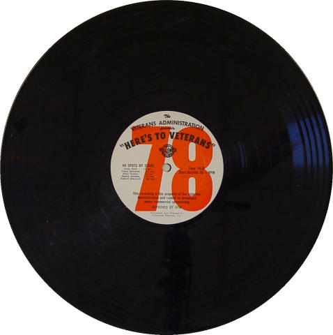 Here's To Veterans Program No.1011 Vinyl 12"