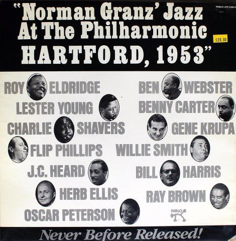 Norman Granz' Jazz At The Philharmonic: Hartford, 1953 Vinyl 12"