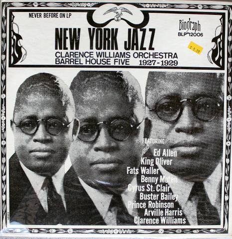 Clarence Williams Orchestra Vinyl 12"