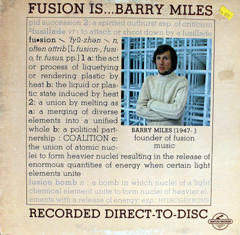 Barry Miles Vinyl 12"