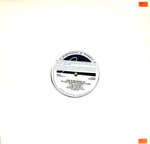 The Louis Nelson New Orleans All Stars Vinyl 12"