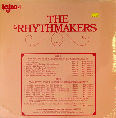 The Rhythmakers Vinyl 12"