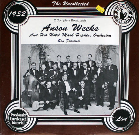 Anson Weeks And His Hotel Hopkins Orchestra Vinyl 12"