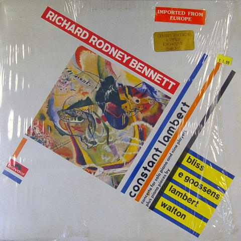 Constant Lambert: Concerto For Solo Piano And Nine Players Vinyl 12"