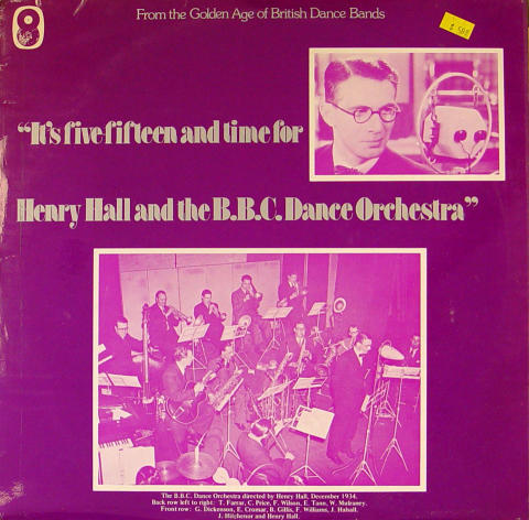 Henry Hall And The B.B.C. Dance Orchestra Vinyl 12"