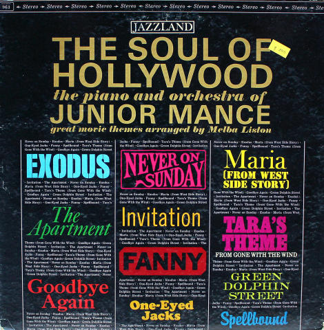 Junior Mance The Piano And Orchestra Vinyl 12"