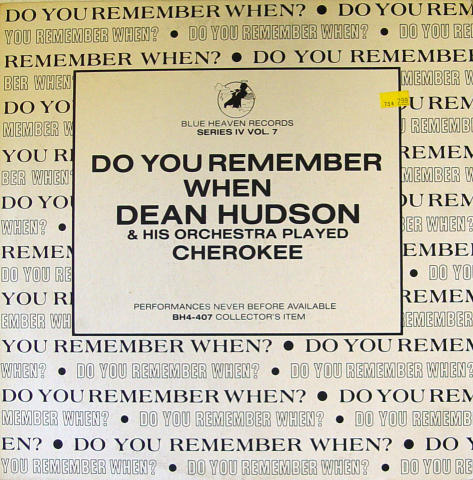 Dean Hudson And His Orchestra Vinyl 12"