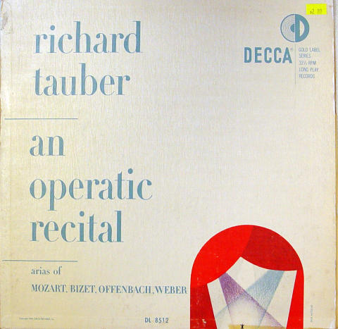 Richard Tauber Vinyl 12"