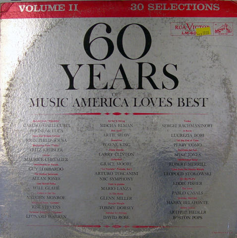 60 Years of (Music America Loves Best) Volume II Vinyl 12"