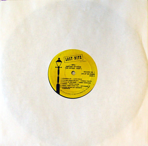 History Of Rock: The Fifties Vinyl 12"