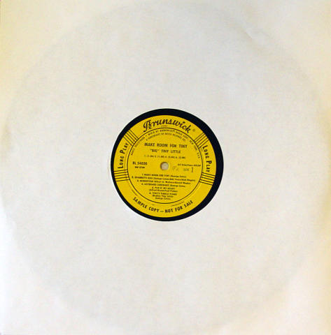 Big Tiny Little Vinyl 12"