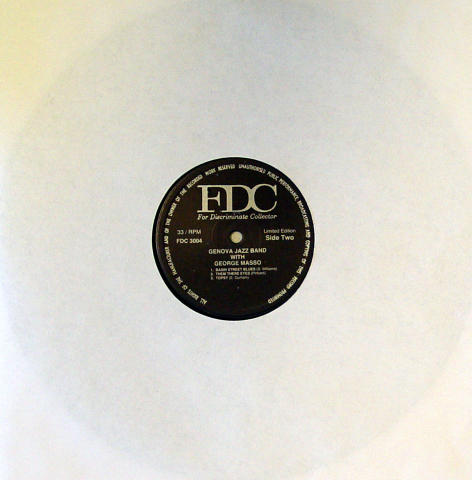 Genova Jazz Band With George Masso Vinyl 12"