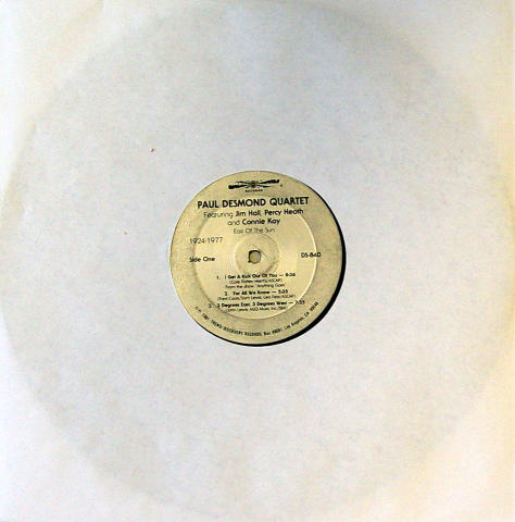 Paul Desmond Quartet Vinyl 12"