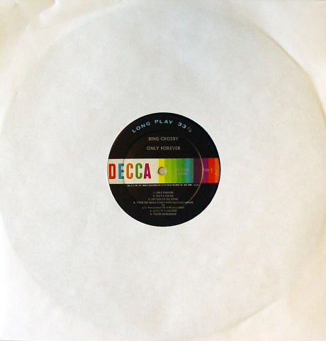 Bing Crosby Vinyl 12"