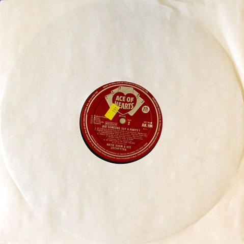 Artie Shaw and His Orchestra Vinyl 12"