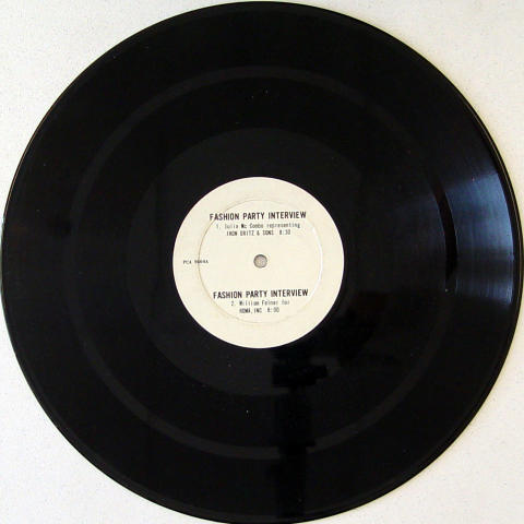 Fashion Party Interview Vinyl 12"