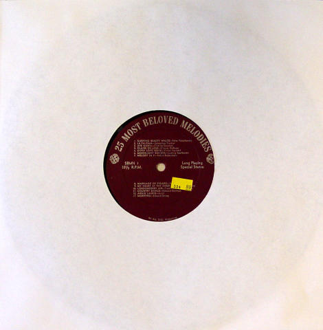 25 Most Beloved Melodies Vinyl 12"