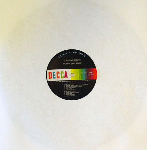 The Jonah Jones Quartet Vinyl 12"