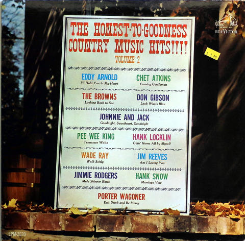 The Honest-To-Goodness Country Music Hits Vol. 2 Vinyl 12"
