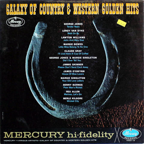 Galaxy Of Country & Western Golden Hits Vinyl 12"