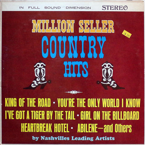 Million Seller Country Hits Vinyl 12"