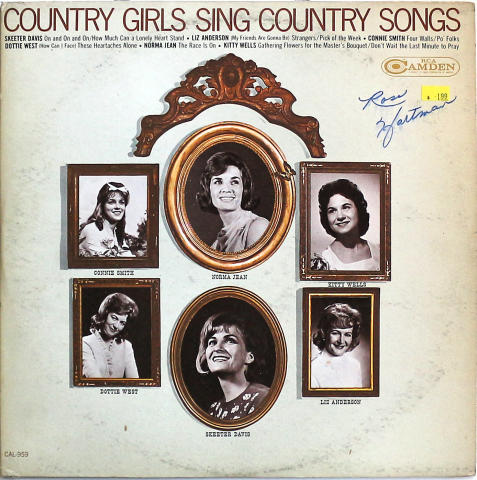 Country Girls Sing Country Songs Vinyl 12"