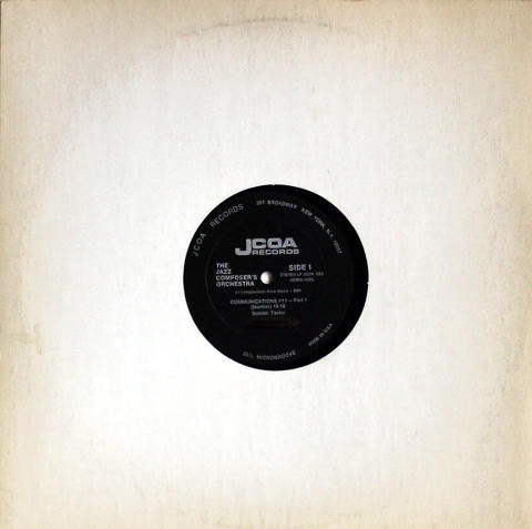 The Jazz Composer's Orchestra Vinyl 12"