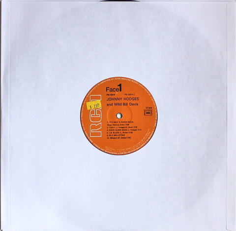 Johnny Hodges / Wild Bill Davis Vinyl 12"
