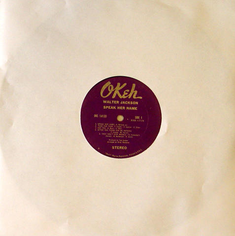 Walter Jackson Vinyl 12"