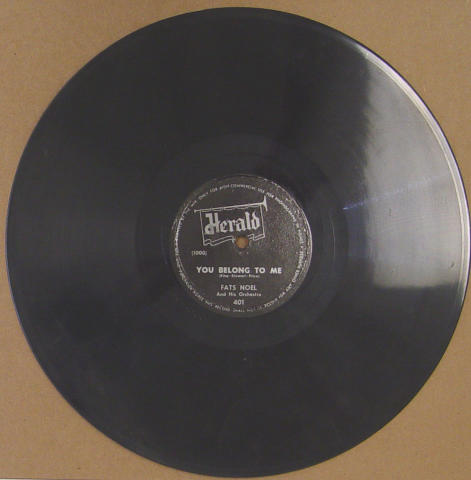 Fats Noel And His Orchestra Vinyl 12"